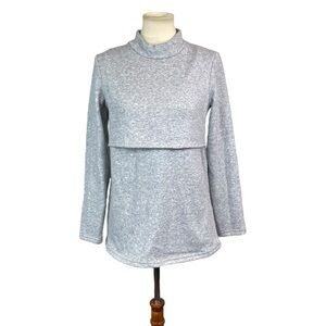 Woman’s Smallshow fleece lined nursing sweatshirt size S